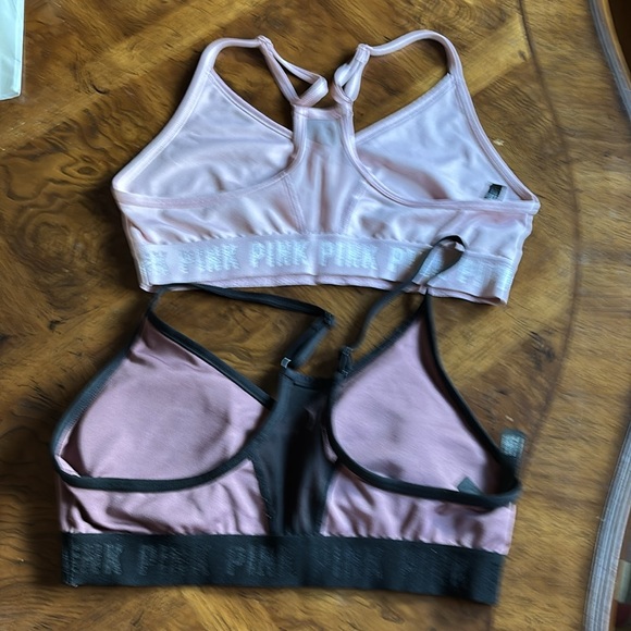 PINK sport Victoria's Secret racer back bras set of 2 size medium - Picture 8 of 11